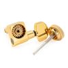 Musiclily Pro Locking Tuning Pegs with Gear Hex for Fender and Electric Gold Left-Handed 6-Row, 2-Pin 181 Ratio, Buttons, Strat, Telecaster, Guitars,
