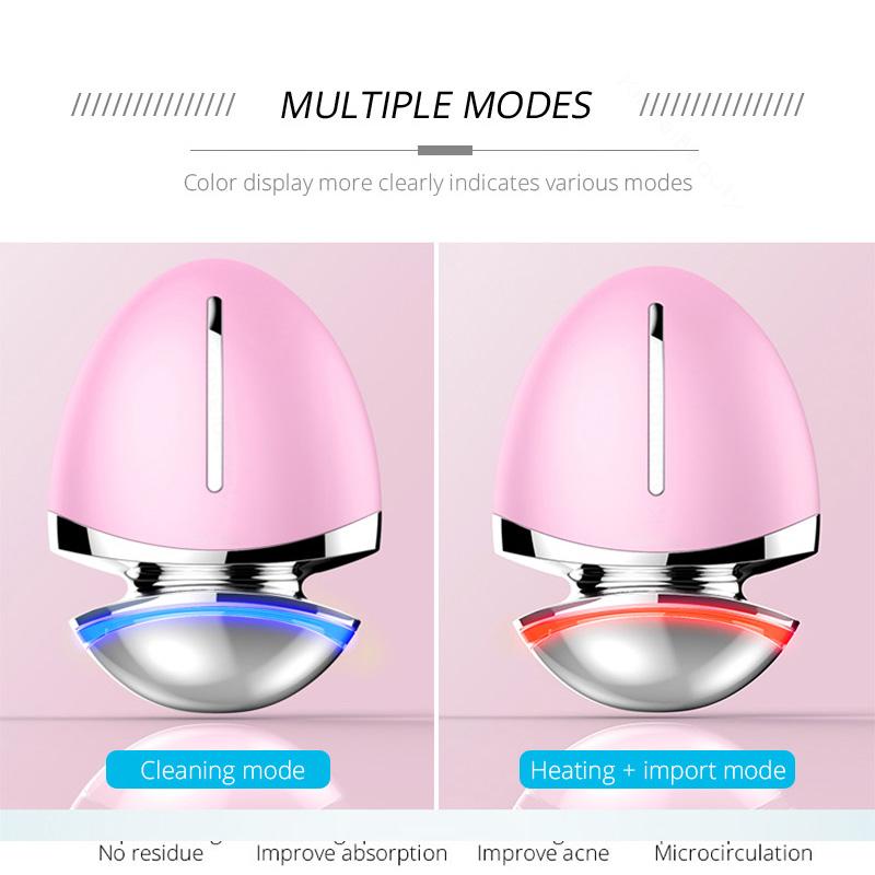 Facial Cleansing Brush Electric Facial Cleanser Washing Brush Mini Electric Facial Brush Waterproof Microcurrent Facial Brush