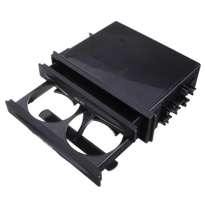 Portaoggetti Universale per Auto Doppio Din Porta CD Radio Portabicchieri Portaoggetti