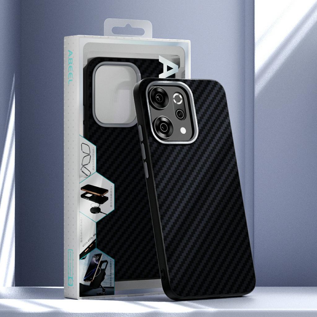 ABEEL For Oppo Reno14 Pro 5G (Global) Magnetic Case Carbon Fiber Texture Back Cover