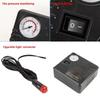 Car Emergency Air Pump Auto Tire Inflator DC 12V With Pressure Gauge Cigarette Lighter Plug Compact Portable For SUV Truck