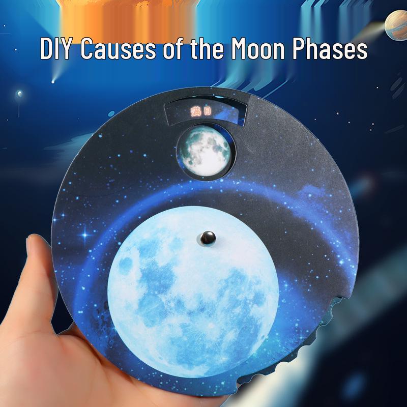 DIY Moon Phase Science Experiment Kit for Kids: Learn and Play with Lunar Creations Paper