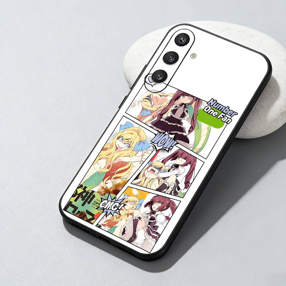Jashin Anime D-Dropkick on My D-Devil Phone Case For Samsung Galaxy A73,A72,A71,A70,A52,A51 Others Soft Black Cover Samsung a73 5g