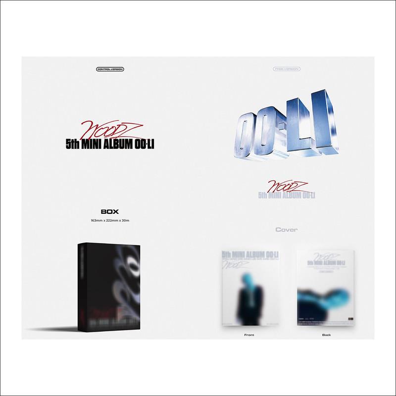 WOODZ [OO-LI] 5. Mini-Album (Kostenlose Ver. / Kontrollver.) + Kostenloses Geschenk