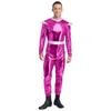 One-Piece Outer Space Costume for Men M-3XL: Easy Wear Long Sleeve Jumpsuit, Combines Cute & Robotic Styles for Photos