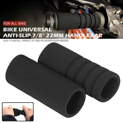 Shock Absorption Motorcycle Handle Grips Non-slip Motocross Moto Grip  Motorcycles Accessories