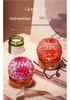 Bohemian LED Night Light - USB Rechargeable Moroccan Glass Lamp