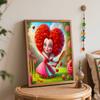 Disney Queen of Hearts Oil Painting Kit Home Bedroom Wall Decor Handmade Gift Art Paint by Number DIY Crafts Room Decor Painting Set