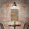 1Pc Vertical Vintage Tin Wall Art Metal Sign 2030cm / 3040cm Wall Decor Home Living Room Bar Garage Cafe