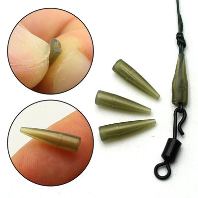 50 pz Accessori per la pesca alla carpa D Rig kickers ganci allineatori di linea manica manica anti groviglio per capelli ronnie rigs end tackle