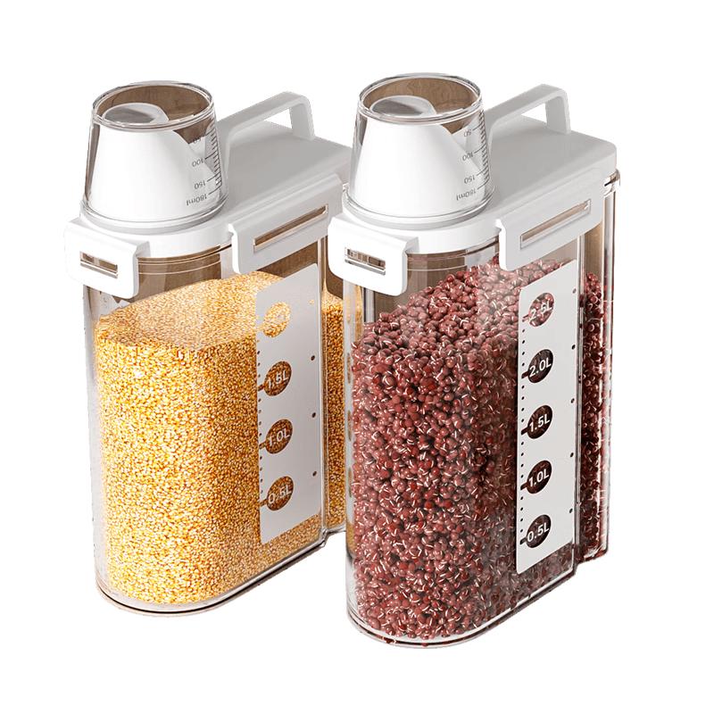 Jia Bangshou 2.5L Rice & Grain Storage Bins (2-Pack)