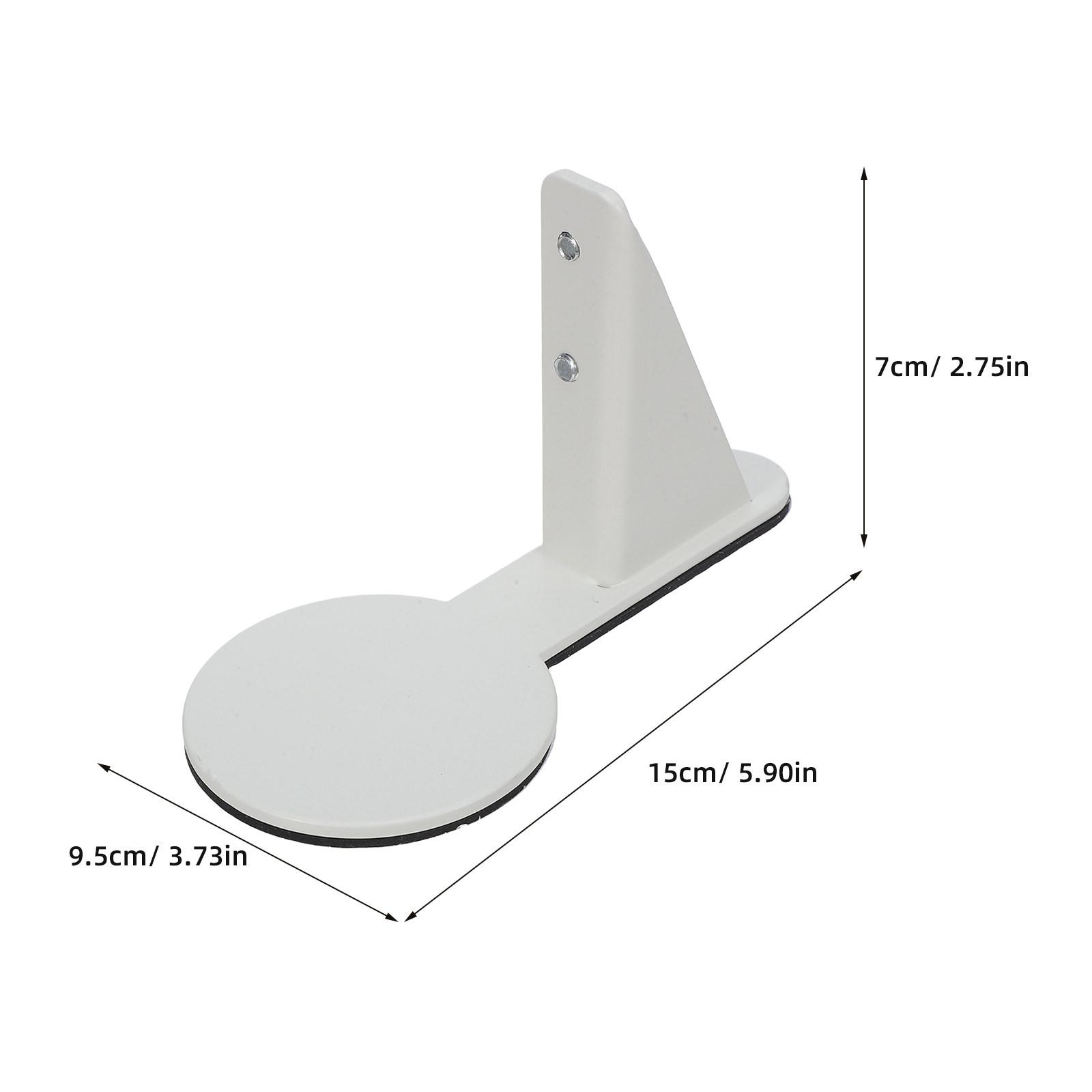 

2Pcs Desk Pegboard Fixing Bracket High Load Capacity Steel Pegboard Mount Bracket Smooth Surface Easy Clean for Office Classroom other білий