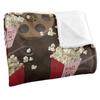 JQ Licensing Silky Popcorn Supersoft Blanket