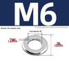 Chamfered Flat Washer 304 Stainless Steel, Blue-White Zinc, Black Zinc, GB97.2, Shim M5 M8 M16