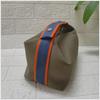 2025 Contrast Color Canvas Lunch Bag & Toiletry Cosmetic Handbag - Women's One-Shoulder Large Capacity