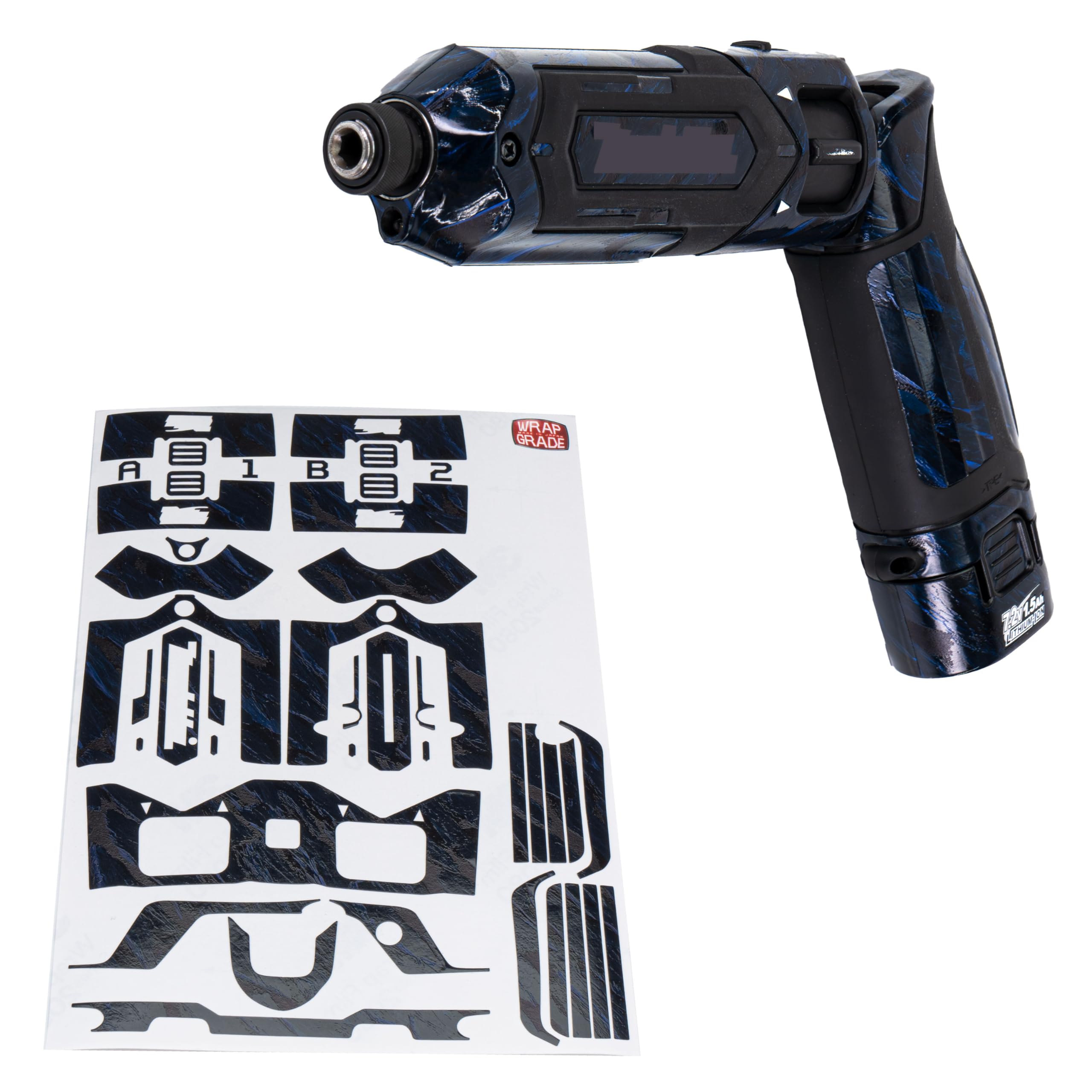 

WRAPGRADE Индивидуальная наклейка для Makita TD022D Rock (Слэш Оникс)