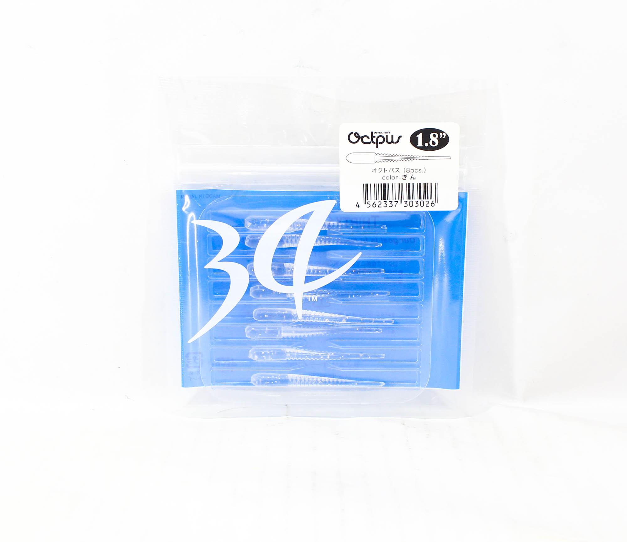 

Тридцать четыре мягкие приманки Octpus 1,8 дюйма 8 штук в упаковке Джин (3026)