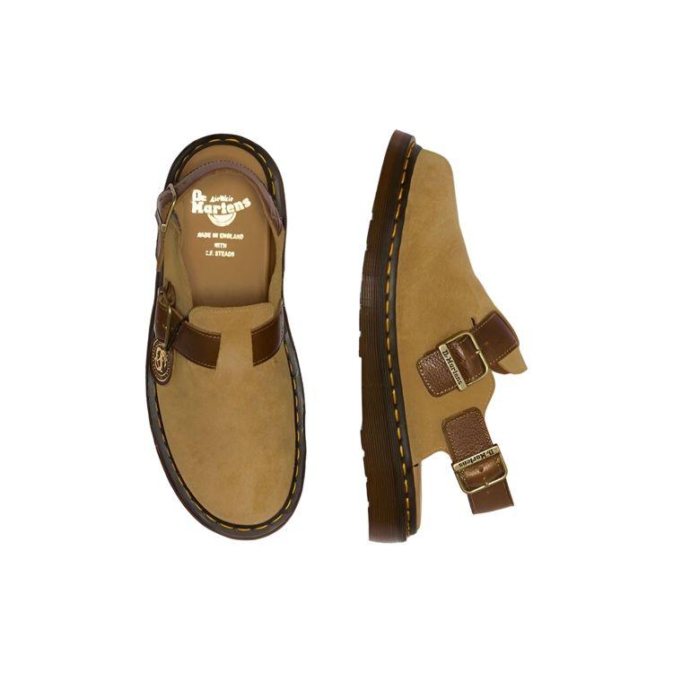 Dr. Martens Jorge Suede Buckle Low-Top Casual Shoes Unisex Casual Shoes Brown 27499792
