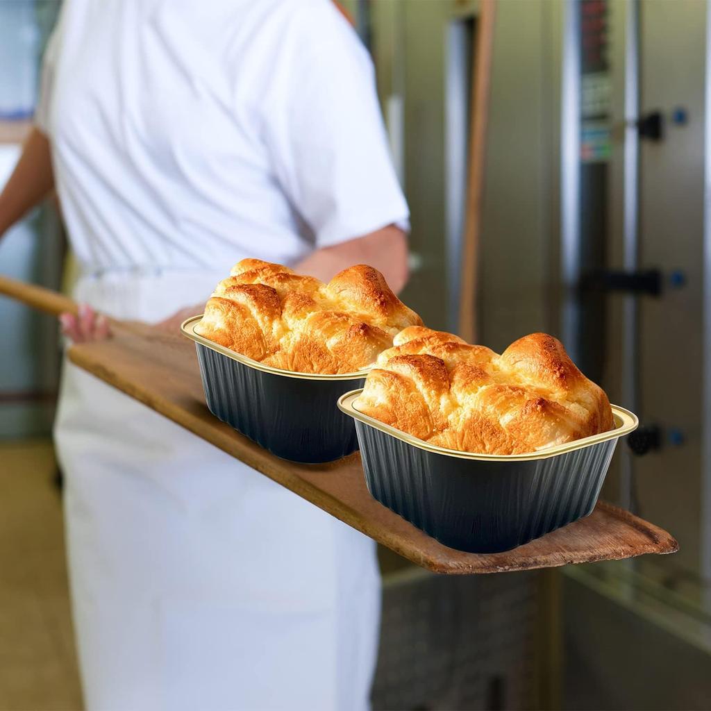 50pcs Oval Semi-Cooked Cheese Molds Cake Cups with Lids Snacks Desserts Pudding Muffins Baking Tools Party Wedding Mini Cups