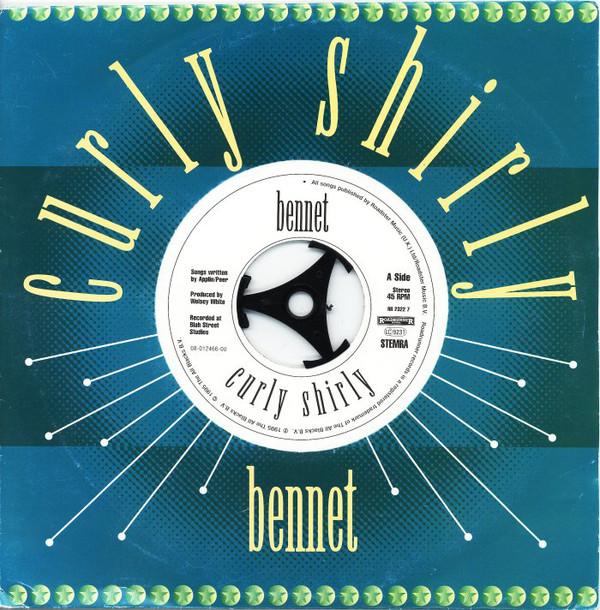 

7inch Record BENNET - Curly Shirly RR23227 Roadrunner Reco 1995 UK Rock Used