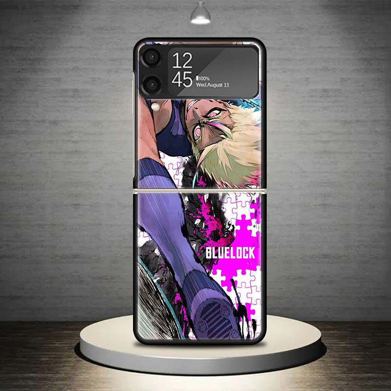 

Blue Lock Shidou Ryusei Phone Case For Samsung Galaxy Z Flip 7 6 5 4 3 5G Shockproof Cover Z Flip7 Flip6 ZFlip5 Flip3 Flip4 Luxu Samsung Z Flip 7
