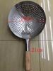 Thick Stainless Steel Mesh Strainer Colander Wok Wooden Handle Cookware Oil Flour Sifter Colander Kitchen Cooking Steamer Wok