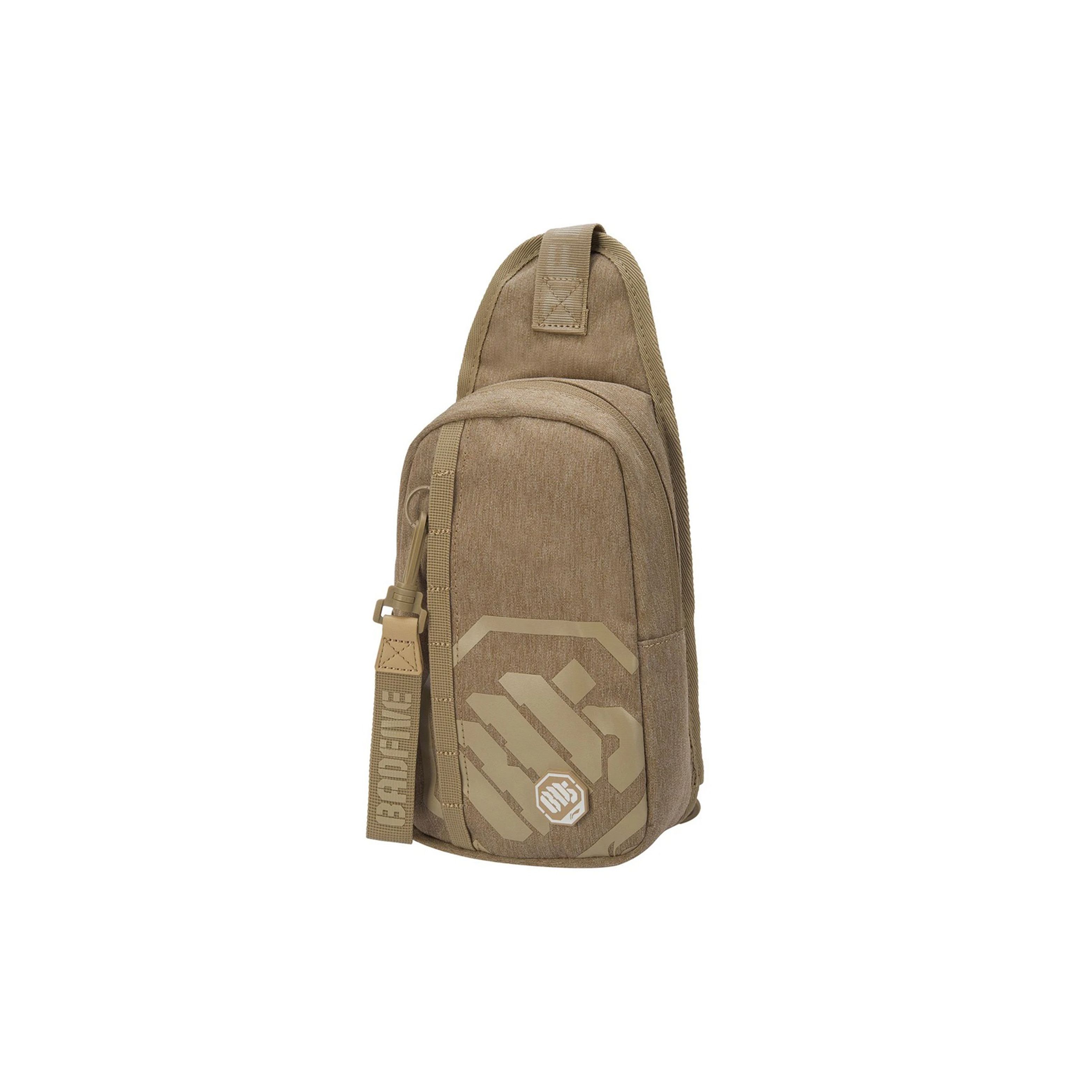 Li Ning Badfive Basketball Series Fabric Chest Bag Regular Couple Style Unisex bags Khaki ABDR248-4 Khaki