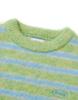 MMLG [Mmlg] Hairly Stripe Knit (Green)