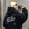 Retro-Pullover im Hong Kong-Stil für Herren, Frühling und Herbst, Kapuzenpullover für Herren, amerikanischer schwerer High Street-Ins-Mode-Marken-Baggy-Mantel