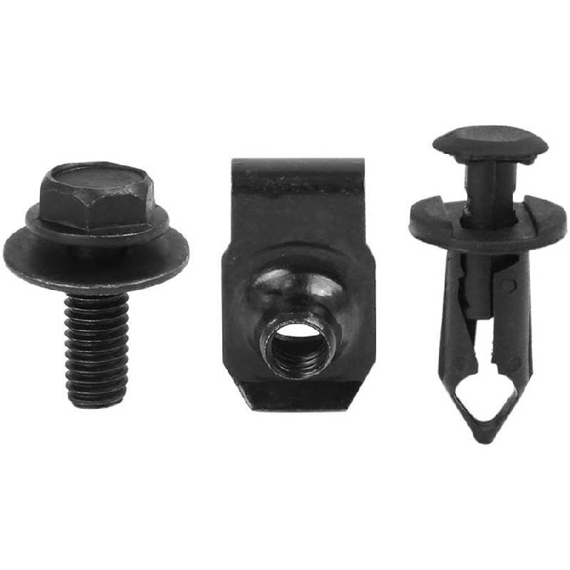 For Infiniti Nissan Engine Splash Shield Body Bolts Screws Fender Clips 28 PCS