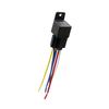 ACROPIX Car Motor Fuse Relay Switch with Harness Power Universal JD-2912 5 Pin DC 48V 40A Black 1 Pcs