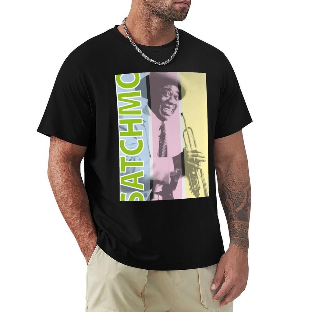 Satchmo Louis Armstrong Tshirt Printed T Shirts For Unisex Tshirt