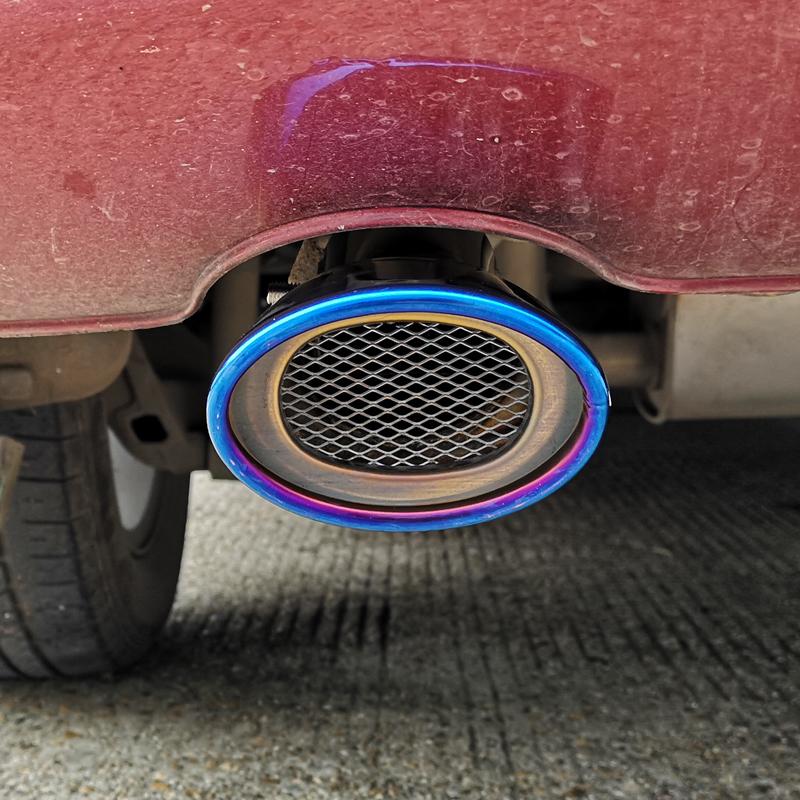 Lyddemper Karbonfiber rustfritt eksosspiss For Chevrolet Cruze chevy cruz 1.6 2009 2010 2011 2013 2016 tilbehør