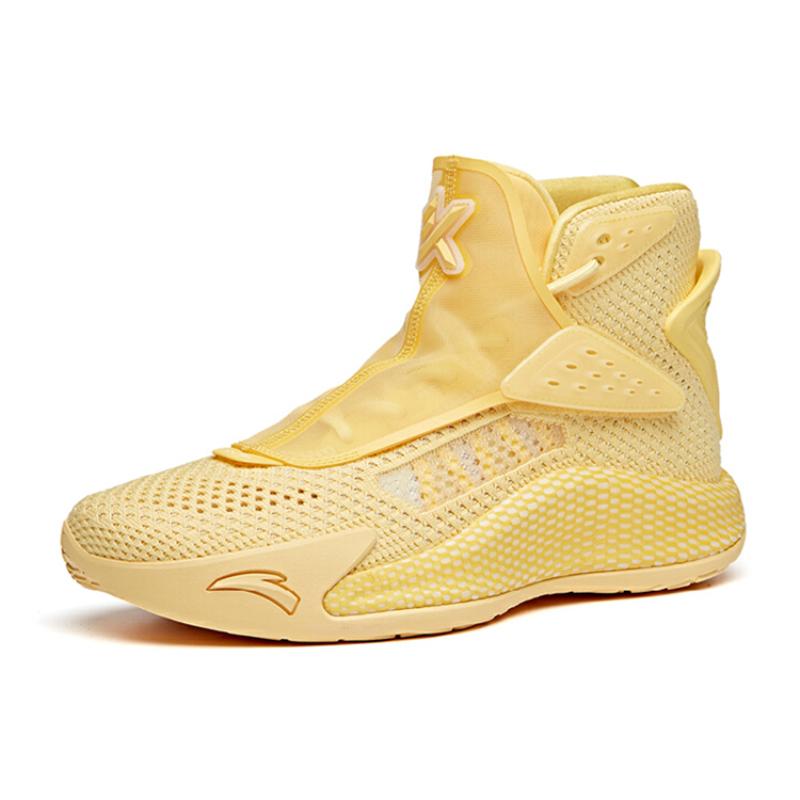 Anta KT5 KT Third Jersey High-Top Performance Basketball Shoes Men's Light Yellow Sneakers