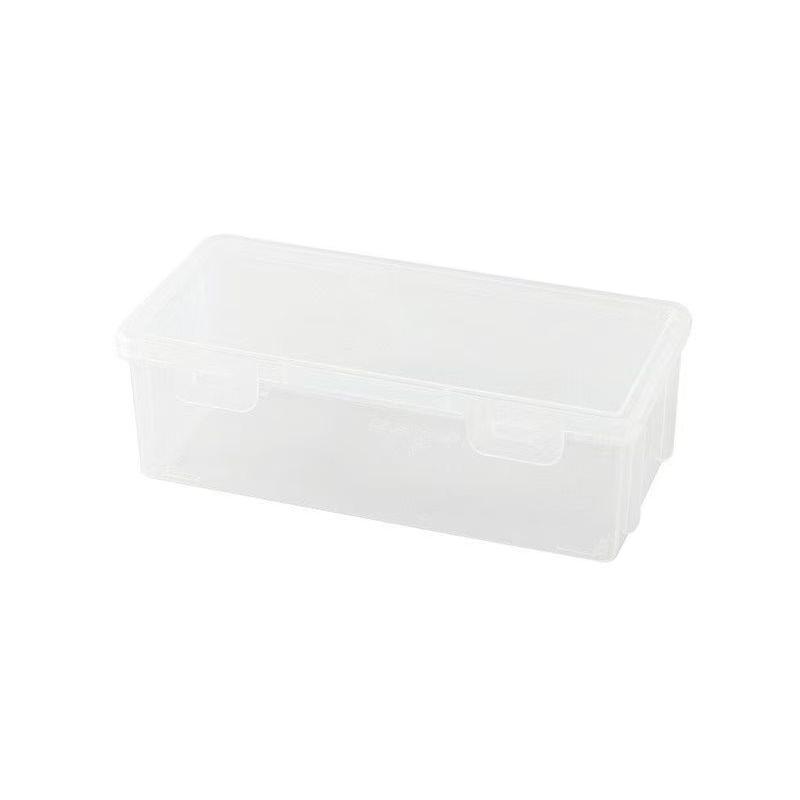 

1-10 PCS Pencil Case Large-capacity Transparent Storage Box Colored Lead Children s Drawing Crayon Desktop Storage Box