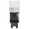 Steel fireplace KRATKI NBU 500/700 11 kW Ø 200 Lift-up black thermotec