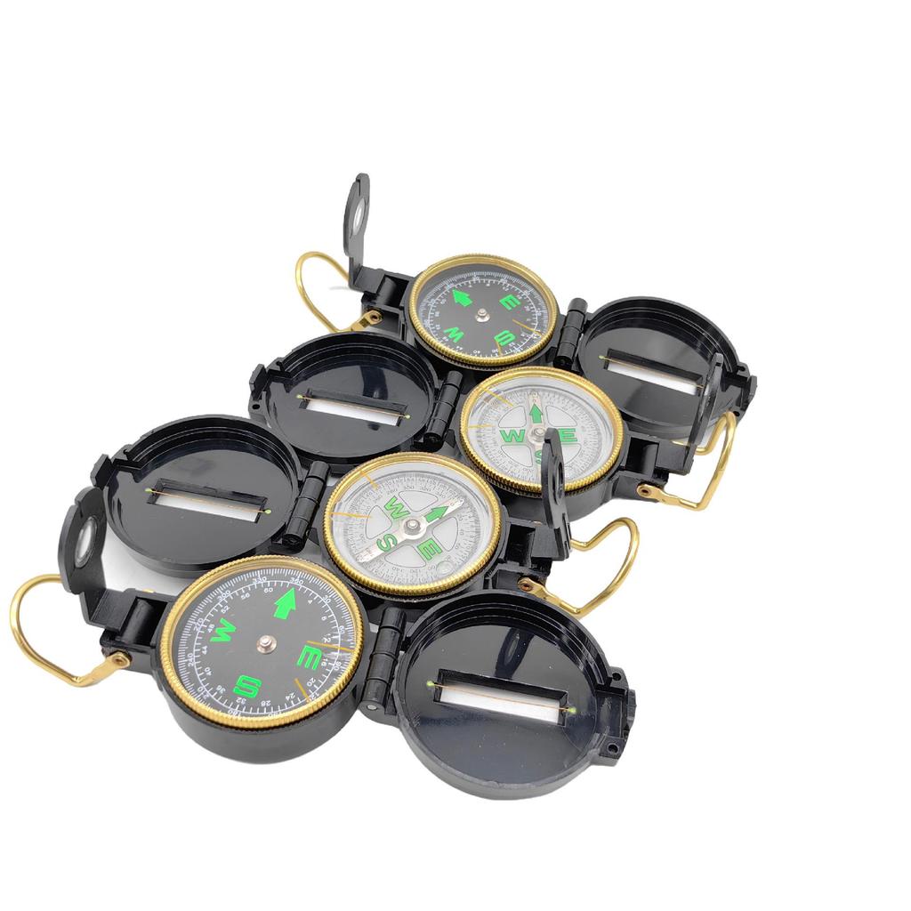 In-Stock American-Style Multi-Functional Waterproof Flip-Top Compass for Wilderness Survival and Camping