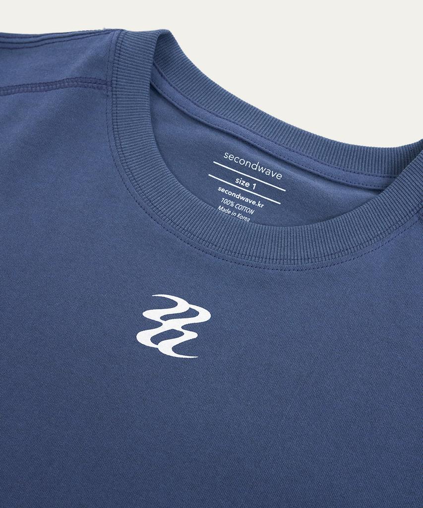 Sekeondeuweibeu Crack Tee [Navy]