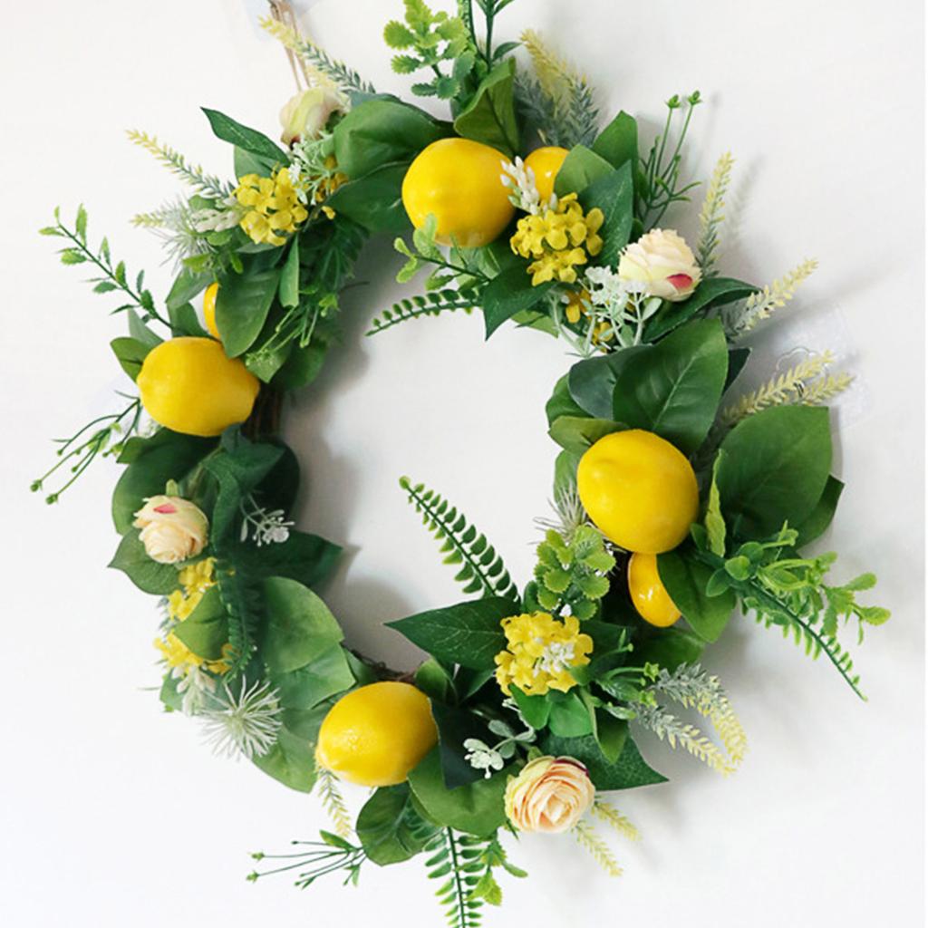 Wreath Cute Shape Handmade Home Decoration Pendant Hanging Wreath for Living Rooms Bedrooms