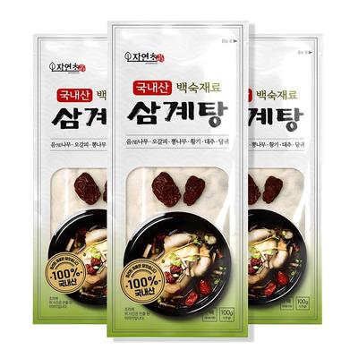 Natürlicher Essig heimisches Samgyetang gekochte Zutaten, 100g, 3 Stück