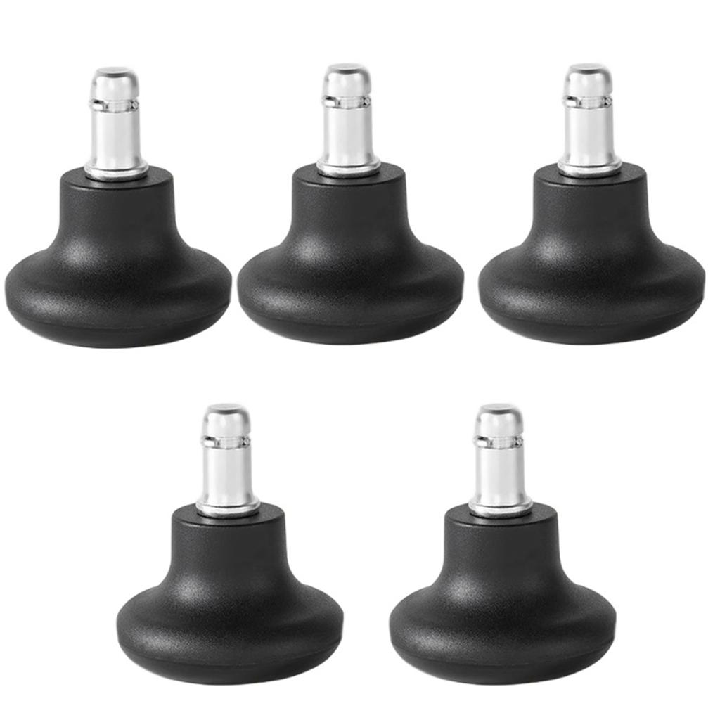 5Pcs Practical Office Chair Chair Glides Replacement Stationary Casters Wheel Accessory for Stability and Safety