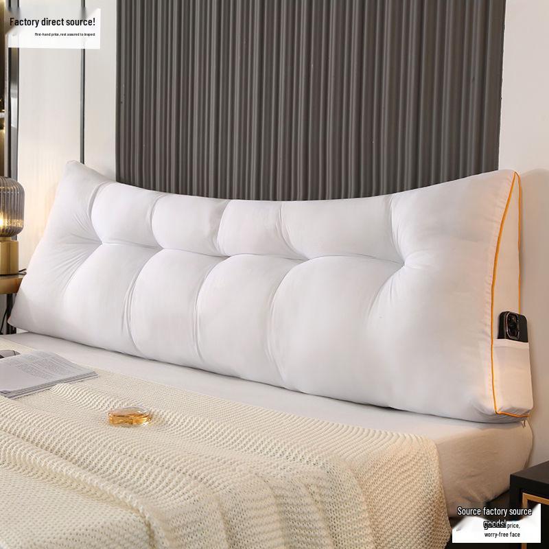 Soft Triangle Backrest Cushion for Bed and Sofa - Double Bed Support Pillow