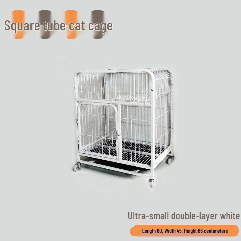 Two-Story Indoor Cat Villa: Space-Saving Cat House and Bed for Small Apartments