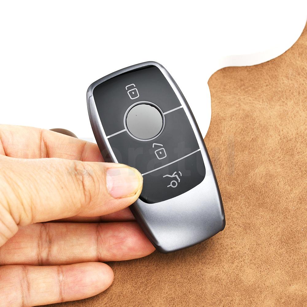 Gun Gray Tpu Shell Remote Car Key Cover Case Cover For Mercedes Benz W213 W222 X167 W177 W205 Amg A C E S G Class Glc Cle Cla