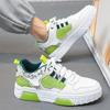 New Casual Sports Skate Shoes Trendy Men's Fashionable White Sneakers Comfortable Thick Bottomed All-Match Stylish Shoes