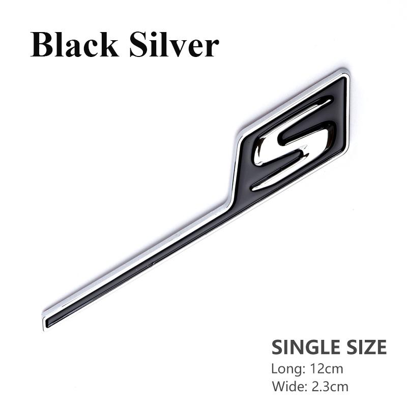 3D ABS Car Rear Trunk Badge Decal BDGJ6 Emblem Sticker S Logo For Mercedes AMG X156 W205 W212 W207 W176 A GLA CLA 45s GLE GLC C E 63S