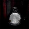 Halloween Ghost Wizard Holding Crystal Ball Black Horror Robe Desktop Creative Gothic Sculpture Ornaments Retro Weird Party