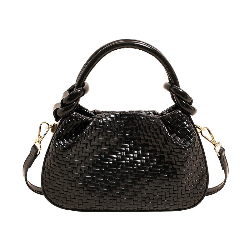 Handmade Woven Bag, Bucket Bag, Crossbody Bag for The Armpit, Commuter Shoulder Bag, Large Capacity Crossbody Bag