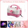 Electric Balloon Pump Kit, Dual Nozzle Air Pump for Balloon Inflator, Balloon Blower Inflator for Party, Birthday, Wedding Balloon Decoration, Include