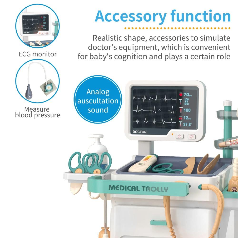 Children's Doctor Toy Set Role-Playing Injection and Stethoscope Simulation for Medical Play Birthday Gift for Boys and Girls